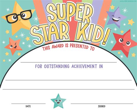 Printable Kid Certificates – Dalep.midnightpig.co With Regard To Free